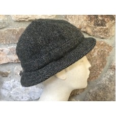 MINT Vintage Harris Tweed CROMARTY Wool Herringbone Bucket Hat Mujer&apos;s 7 1/4 / L  eb-95495595
